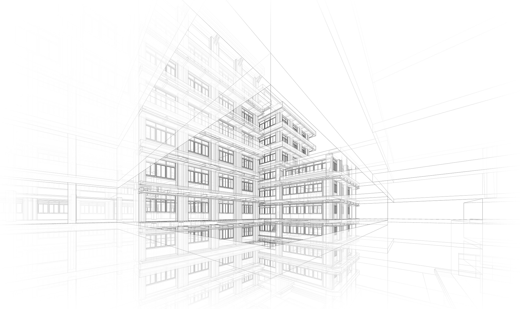 Commercial building exterior